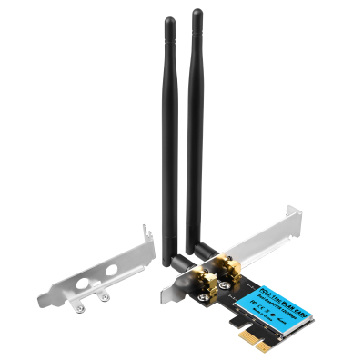 2024 HG 1200M 2.4G+5G Reatek 8812AE WiFi Card for Desktop 802.11ax Dual Band Wireless Network Card Supports Windows 11, 10