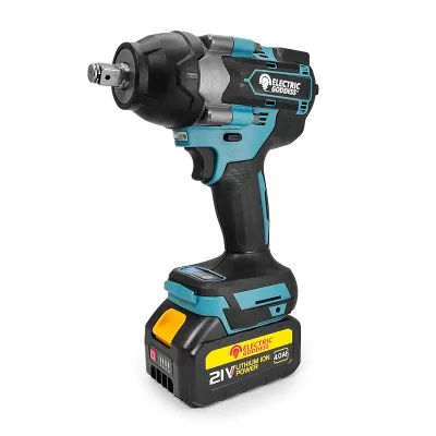 For Makit 18V 1800Nm High Torque Brushless Cordless Impact Wrench 1500W 1/2" Lithium Battery 4.0Ah Nut Runner DIY Car Repair
