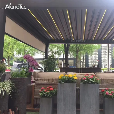 Pergola Retractable Waterproof Canopy Uk Aluminum Pergola China