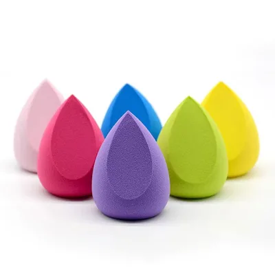 Custom Logo Mini Microfiber Travel Makeup Sponge Non-Latex Velvet Beauty Egg