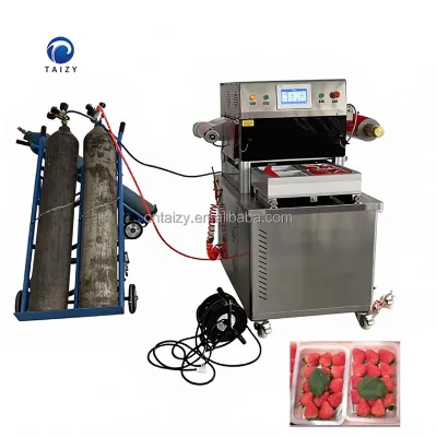 High Quality Hot Sale Automatic Stainless Steel Vacuum Modified Vegetables Atmosphere Fresh-keeping Packaging Machine