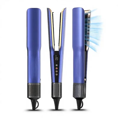 Women's 2-in-1 High-Speed Wet/Dry LED Display 1300W Electric Hair Straightener PPS Plates 1-Year Warranty for Household Hotel
