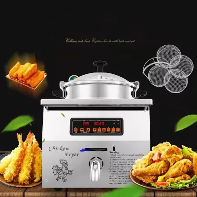 Machine Commercial Grade Electric Stainless Steel Deep Fryer Restaurant Use Product Manufacturer