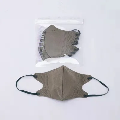 KangRui Adult 3D Duckbill Non-Woven Fabric 3-Layer Anti-Dust Face Mask Morandi Color Women's Fashion Protection Hot-Selling OEM