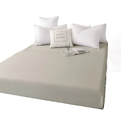 High Quality Microfiber Queen Size Fitted Sheet with Elastic Band