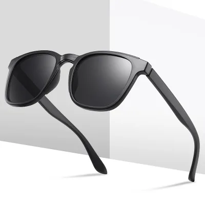 2022 Wholesale Vintage Mens Square TR Frames Polarized UV400 Sunglasses