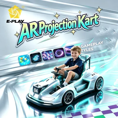 EasyPlay AR Projection Kart Indoor Off-Road Kart for Kids Adventure Park Amusement Facilities Vr Kids Amusement Park