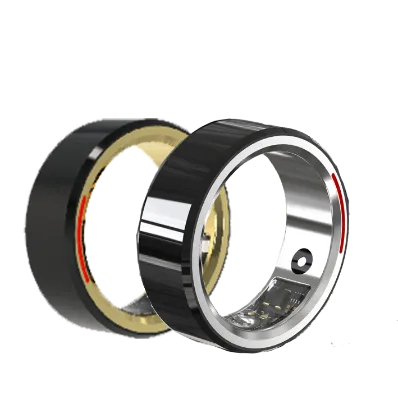 PT 5ATM Waterproof Health Smart Ring With Body Temperature, Blood Oxygen, Sleep Monitoring Smart Ring for Men/Women