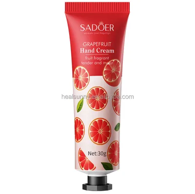 OEM Natural Fruit Hand Cream Whitening Care 10 Flavors Moisturiser Repair Lotion Hand Cream Gift Set