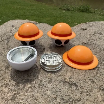 Herb Grinder for Spices and Tobacco Kitchen Use with Metal Teeth and Lid Mainland China