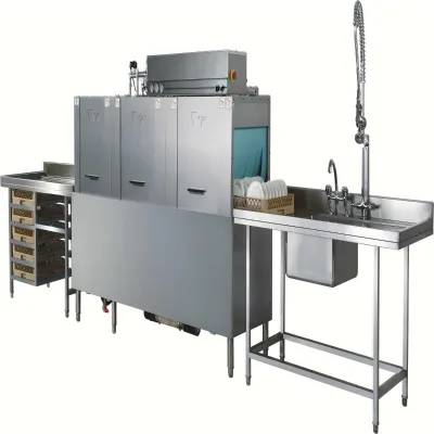 Commercial Energy Saving Fully Automatic Tunnel Conveyor Type Commercial Dishwasher Dryer Machine for Catering Industry
