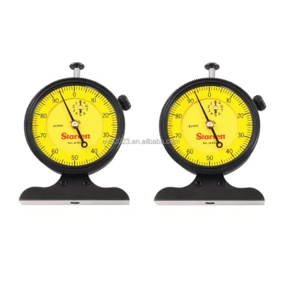 Starrett 640MJZ Steel 0.01mm Precision Dial Depth Gauge for Narrow Space Blind Hole Step Depth Sourcing