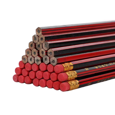 Pencils Pre-sharpened HB Lead Colorful Printed Pencils With Top Erasers Wood-Cased Pencils School Stationary Supplies