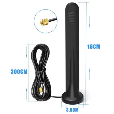 700-3800mhz 4g 5g Suction Cup Waterproof Antenna Outdoor High Gain 12dbi 600-6000mhz Male Ts9 Crc9 Magnetic for Wifi Router