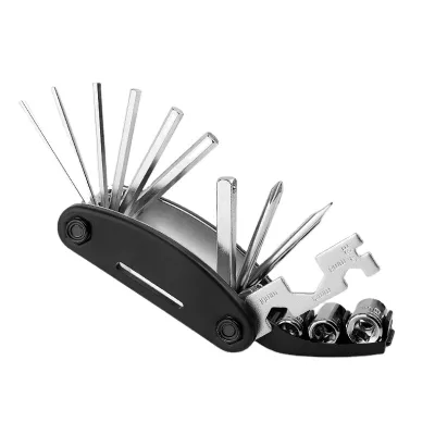 16-in-1 Mini Bicycle Maintenance Tools Portable Multifunctional Bike Repair Kit Outdoor Cycling Accessories