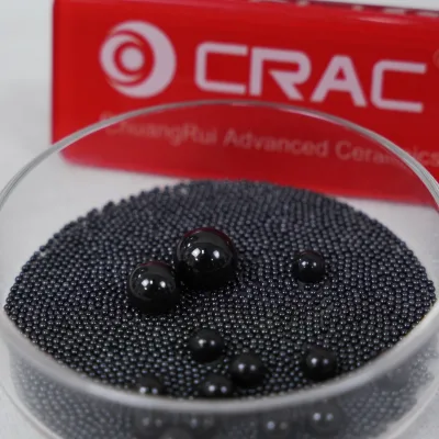 SiC Silicon Nitride Industrial Ceramic Beads 0.5-5mm Wear Resistant Grinding Media for Paint Ink Coating Moulding OEM Supplier