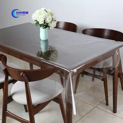 Premium White Round Tablecloth - Durable Fabric for 8-Person Dining Tables