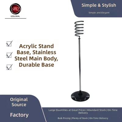 Luxury Modern Salon Hair Dryer Stand Durable Plastic Floor Standing Commercial Beauty Salon Furniture
