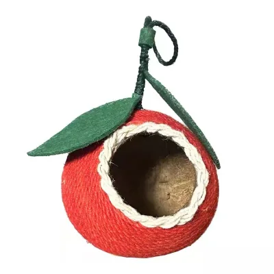 Echo Hot Sale Eco-Friendly Natural Rectangle Shape Nest Special Design Wood Bird Toy Cage Accessories 1.0Kg Parrots Supplies