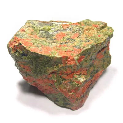 High Quality Raw Unakite Stone Wholesale Natural Crystal Unakite Rough Stone