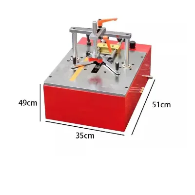 Bench-Top MDF Wood Picture Frame Joint Machine New Condition Manufacturing Plant Applicable Underpinner Making Joint Motor Core