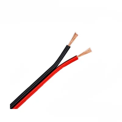black and red speaker cable silver speaker cable for Hi-Fi AV audio player CCA/OFC stranded copper