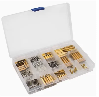 Aismartlink Waveshare 210pcs Screw & Copper Pillar Kit M2.5/M3 Brass Screws Development Board PCB/Motherboard Assortment