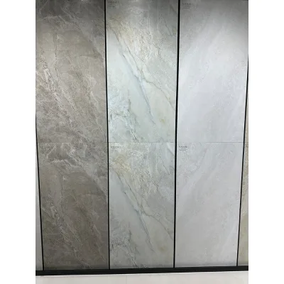 Interior Porcelain Floor and Wall Tiles Stone Imitation Texture Non-Slip Peel & Stick for Apartment Bathroom Living Room Kitchen