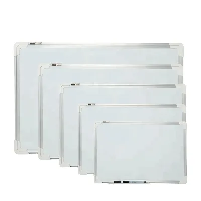 Custom Design Lacquered Steel Sheet Surface Magnetic Whiteboard with Accessories Desktop White Board