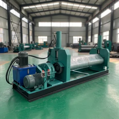 Hydraulic Metal Plate Bending Roll Machine With Pre Bending Function for Round Arc Taper Workpiece Making