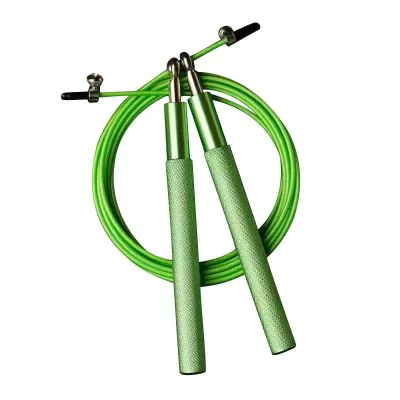 Adjustable Fitness Speed Skipping Rope with New Aluminum Handle Metal Aluminum Bearing Jump Rope