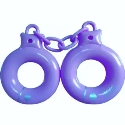 Popular Summer Fun Design Connected Floating Inflatable Double Swimming Ring