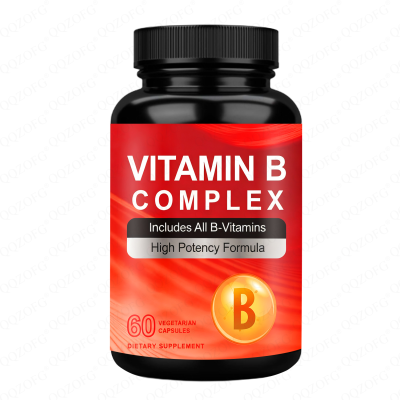OEM Vitamin B Complex Vitamin B Supplement Energy Complex Dietary Supplement for Immune Support 60 Capsules