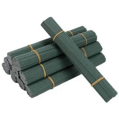 Superior Flexibility Custom Logo Print Galvanized Wire for Floral Craft Flower Bouquet Wrapping Design
