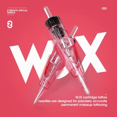 Universal 1RL Needles Cartridge Supplies Beauty Studio Pink 0.25mm Permanent Makeup Machine Needle