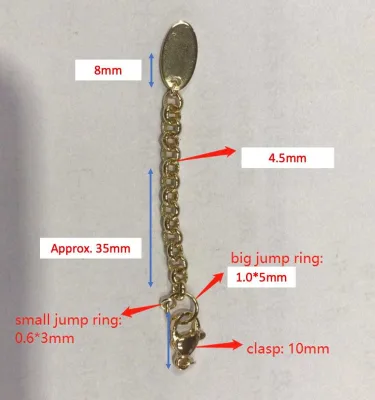 Stainless Steel Necklace Extender Chain