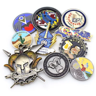 Richgift Manufacturer Customized Folk Art Stamping Dies Challenge Coin Independence Day Decoration Souvenir Zinc Alloy 3D Coin