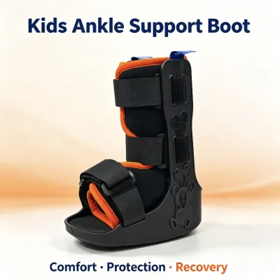 Customizable Breathable Detachable Liner Pediatric Walker Boots for Toddler Ankle Sprain & Post Surgery Foot Care Walking Boot
