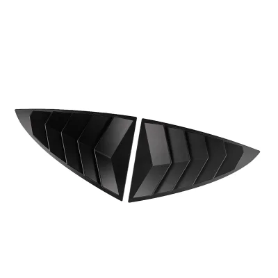 Car Accessories Car Sticker Black Side Window Louvers Scoop Cover Vent Fit for Tesla MODEL 3