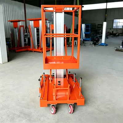 Low Noise Hydraulic CE Approved Aluminum Stationary Scissor Lift Table for Pharmaceutical Workshop Operation