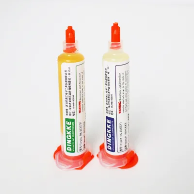 DINGKKE 559 /223 No Clean Lead-Free Flux Paste 10ml Transparent Oxidation Prevention for BGA SMD & USB Socket Repair