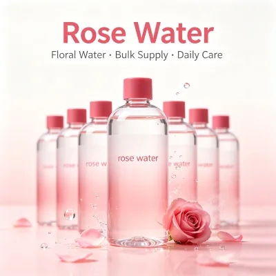 Rose Water, Refreshing Floral Water for Hotel, Salon and Bulk Skin Care Supply