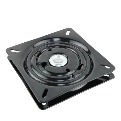 WINSTAR 180 Degrees Memory Return Furniture Base Metal 7 Inch 8inch Square Swivel Plate for Chair Table