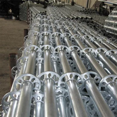 High Load Ringlock Scaffolding System with Q235 Steel Galvanized Surface for Construction Formwork and Shoring Support