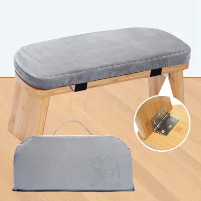 Hot Selling Meditation Bench Bamboo,Ergonomic Meditation Stool,Sturdy Prayer Bench Yoga Stool