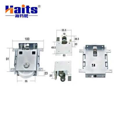 Iron Sliding Door Hanging Track Roller Wheels for Sliding Door Wardrobe