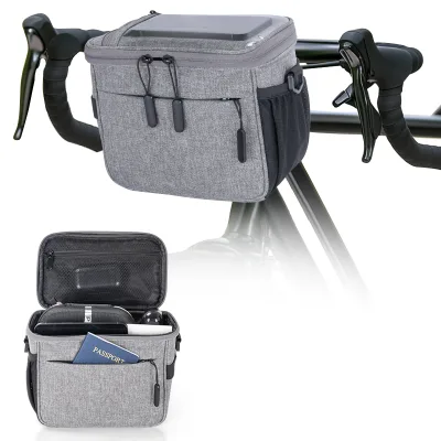 Wholesale Multifunction Waterproof Road Mountain Bike Cycling Travel Bag Bicycle Front Frame Storage Bag Bike Handlebar Bag