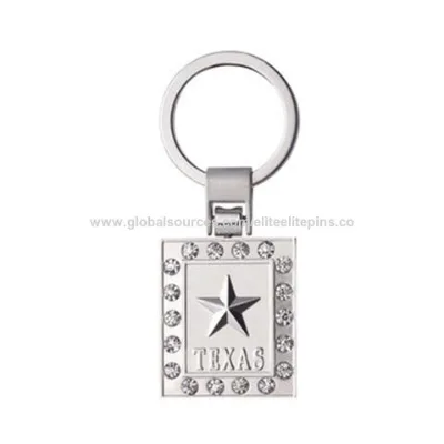 Keychains, Soft enamel color with Epoxy, Custom Your Own Design With High Quality, Rhinestone
