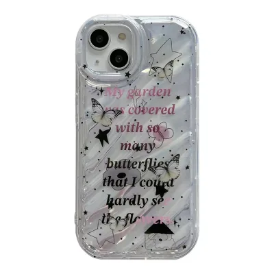 English butterfly Personality Mobile Phone case Pendant Anti-fall Mobile Phone case Mobile Phone Protective Cover Wholesale