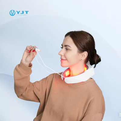 Red Blue Light Neckband for Shoulder Pressure Relief and Relaxation